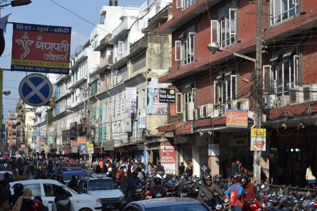 kathmandu traffico