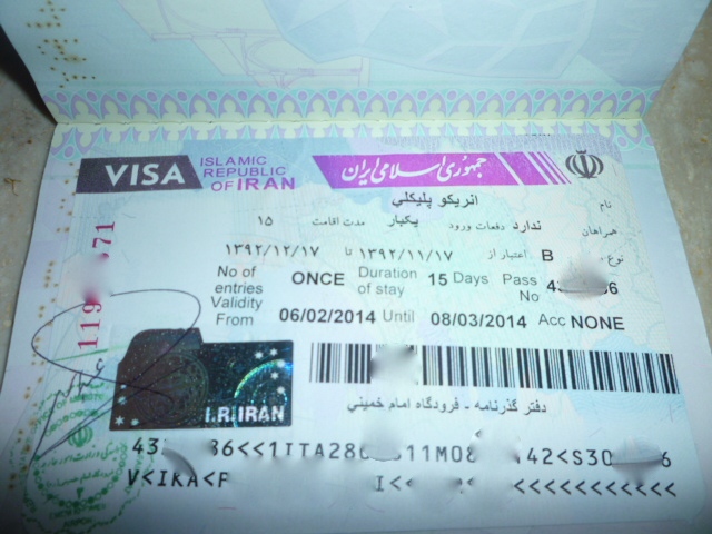 Iran visa