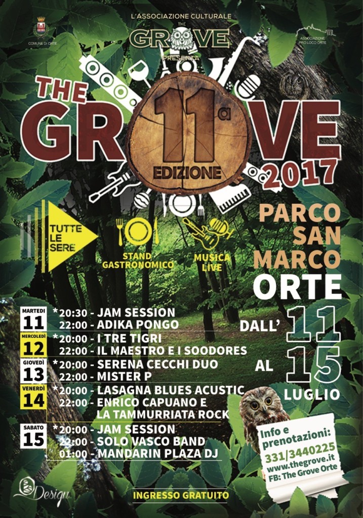 Programma "The Grove Festival"