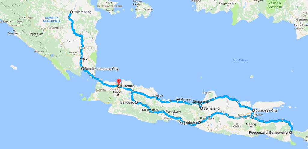 La rete ferroviaria Indonesiana