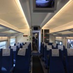 L'interno del treno Afrosiab