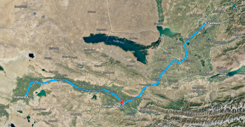 uzbekistan itinerario viaggio