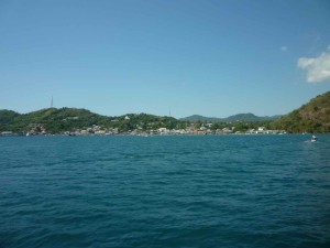 Labuan Bajo visto dal mare