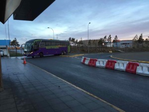 Aeroporto Punta Arenas - Il bus per Puerto Natales