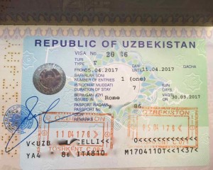 Uzbekistan Visto