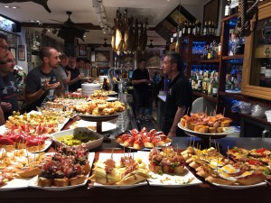 I famosi Pintxos di San Sebastian