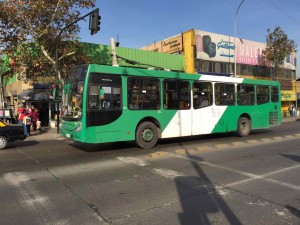 Cile trasporti - I bus urbani Cileni