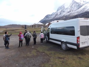 Trasporti via terra Cileni - I minibus usati per le escursioni di un giorno