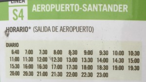 Gli orari dei bus per la città di Santander