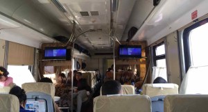 Da Samarcanda a Tashkent in treno - L'interno dello Sharq