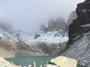 La vista sulle Torri del Paine