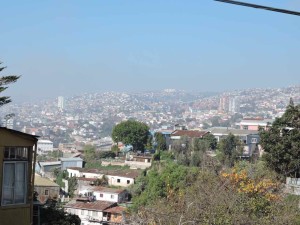 Valparaiso viaggio - La città vista dall'alto