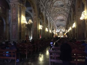 Santiago del Cile racconto - La cattedrale 