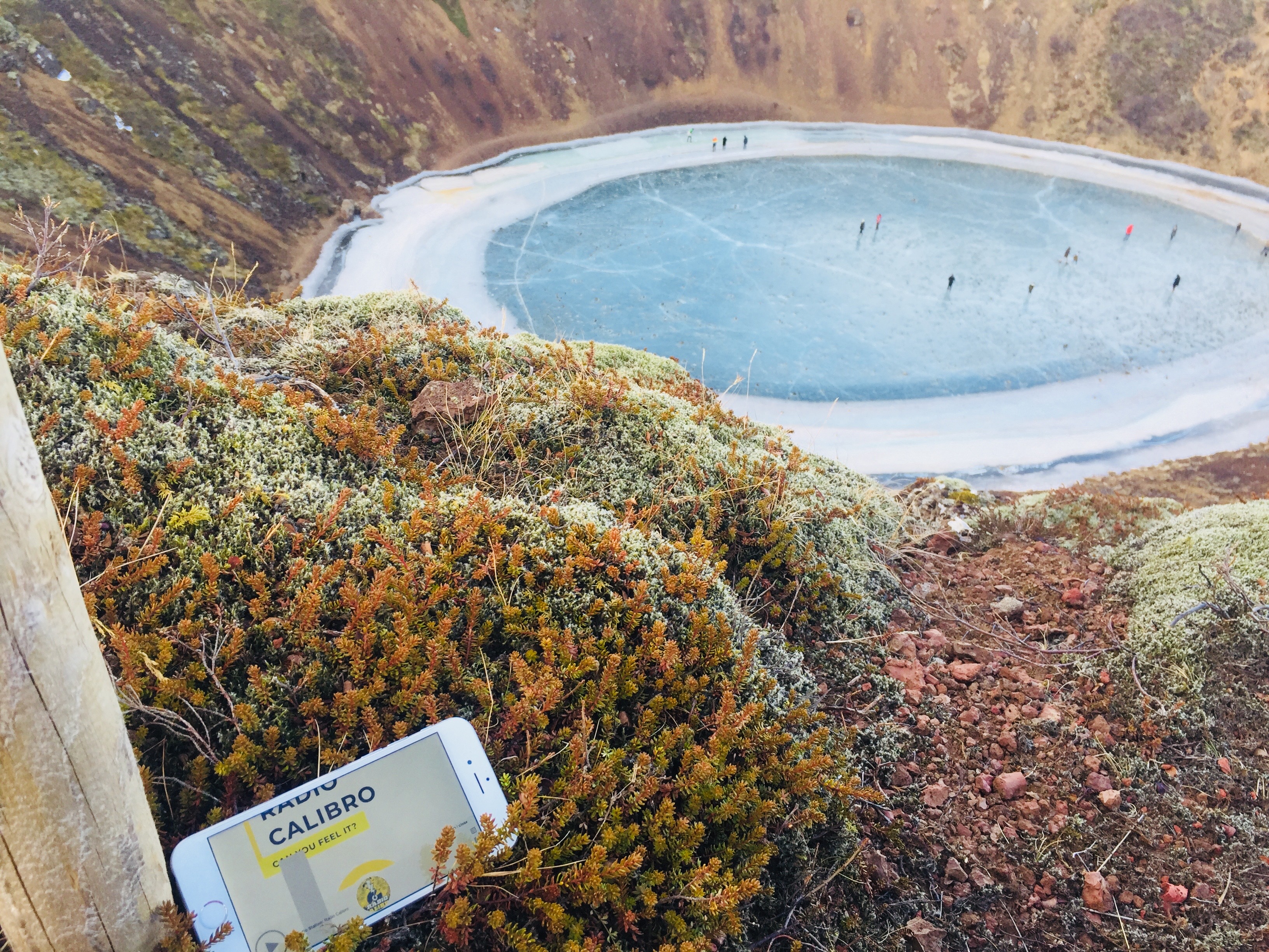 Kerid crater lake