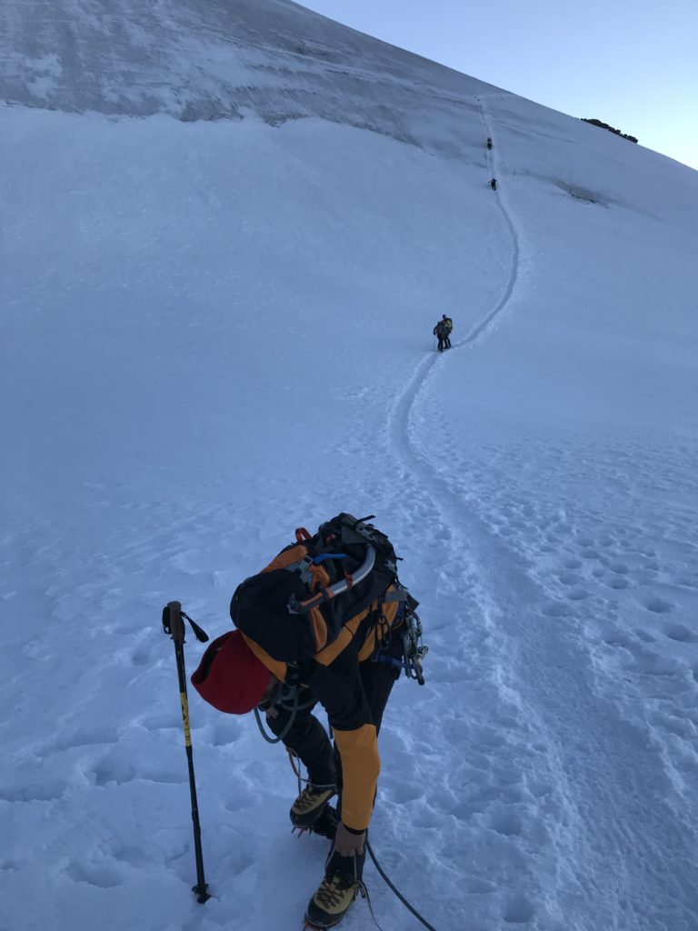 L'ascesa del Lyskamm Occidentale 